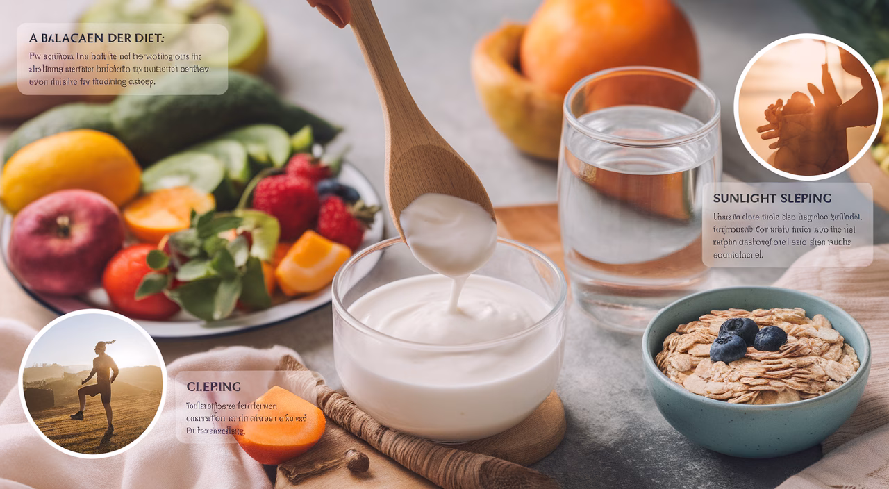 Lifestyle habits impact sleep Healthy lifestyle for gut and sleep