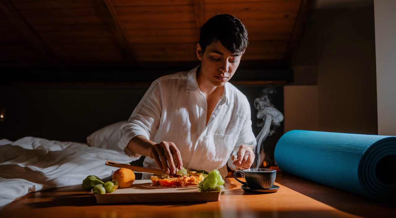 Healthy lifestyle to reduce snoring Fit meal and sleep combo