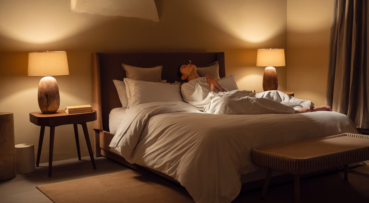 Nightly Wind-Down to Offset Caffeine Wind-down routine illustration