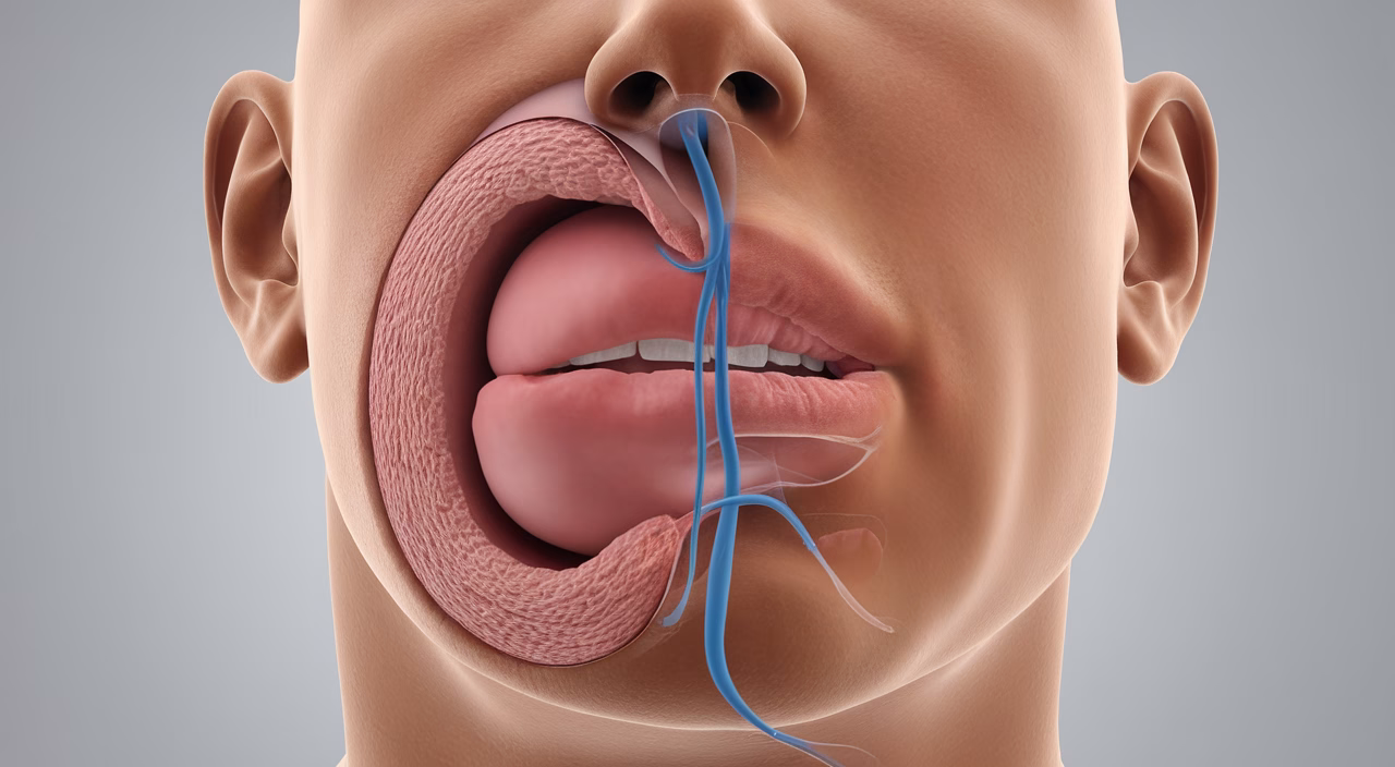 Sleep apnea airflow illustration