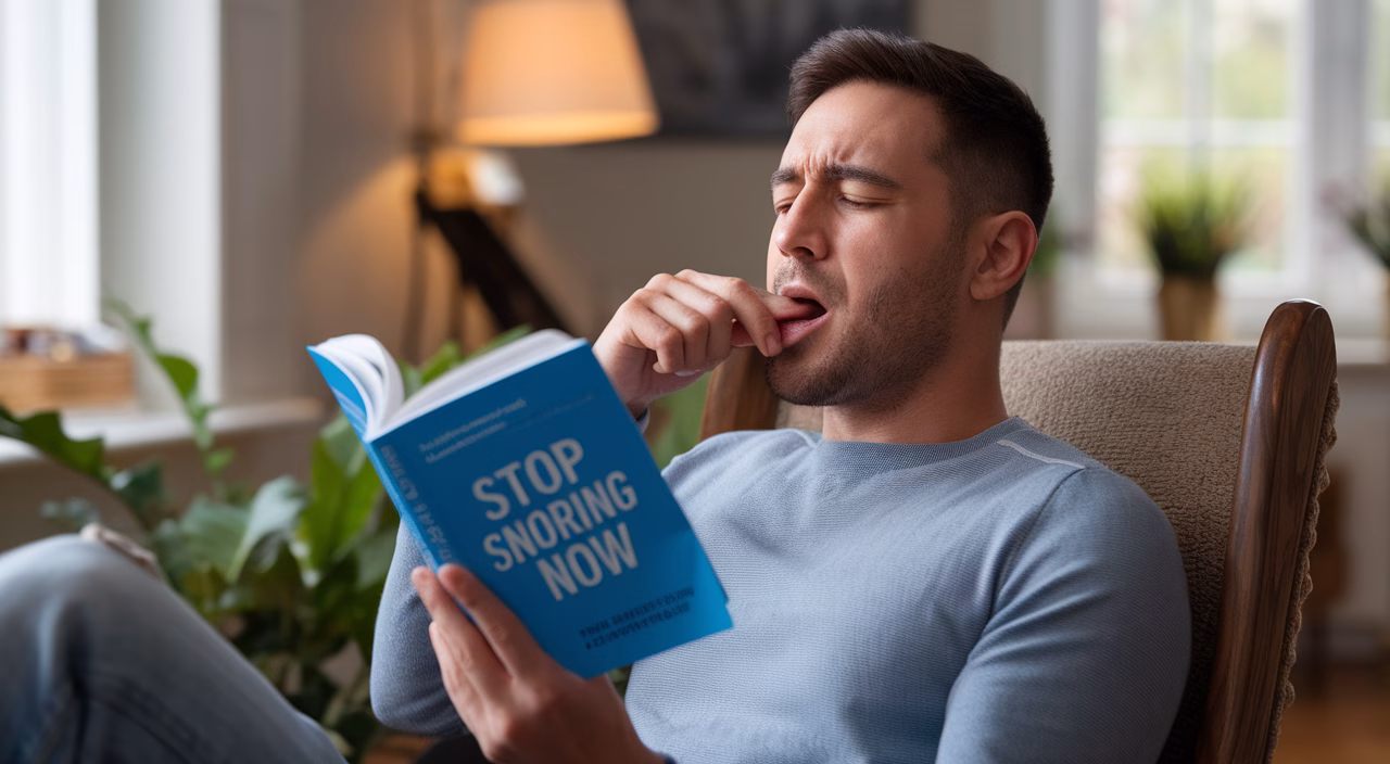 simple snoring exercises illustration