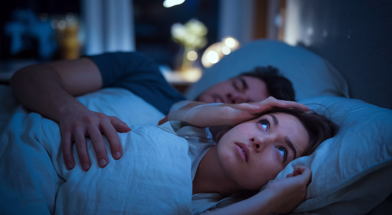 Couple dealing with snoring issues Couple dealing with snoring issues