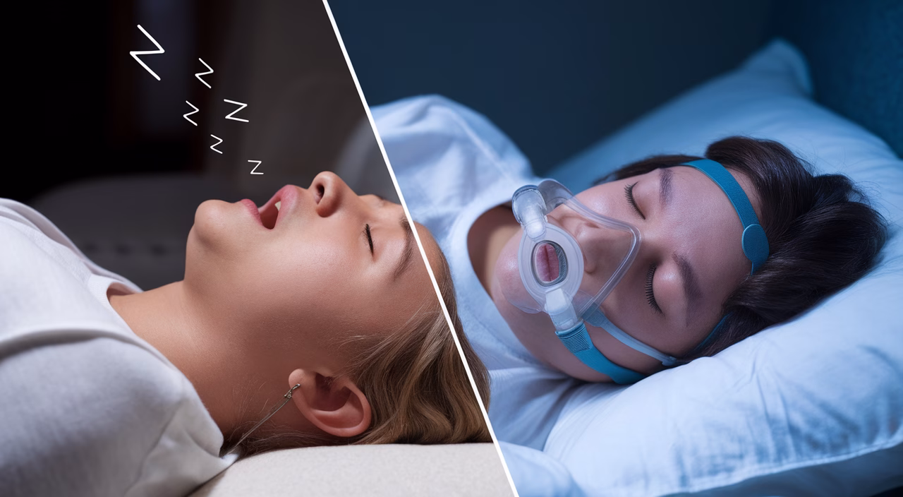 Connection between snoring and sleep apnea Snoring and sleep apnea