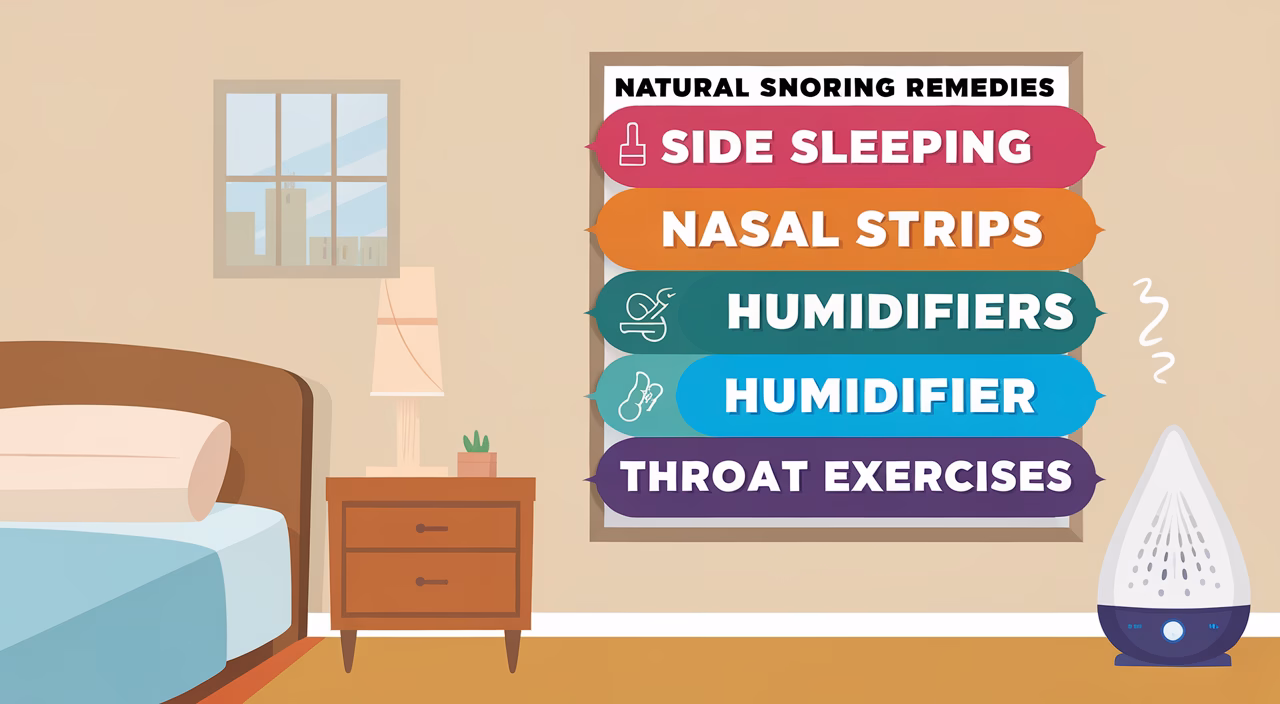 Non-surgical treatments for snoring Treatment options for snoring