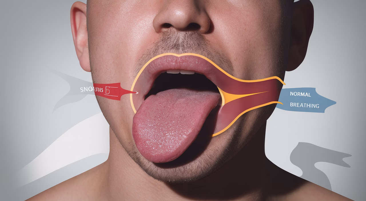 Snoring explanation image What is snoring explained